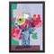 12" x 16" Hot Pink Cut Out Framed Wall Art, Contemporary Home Décor, Glass Facing and Hanging Hardware Included